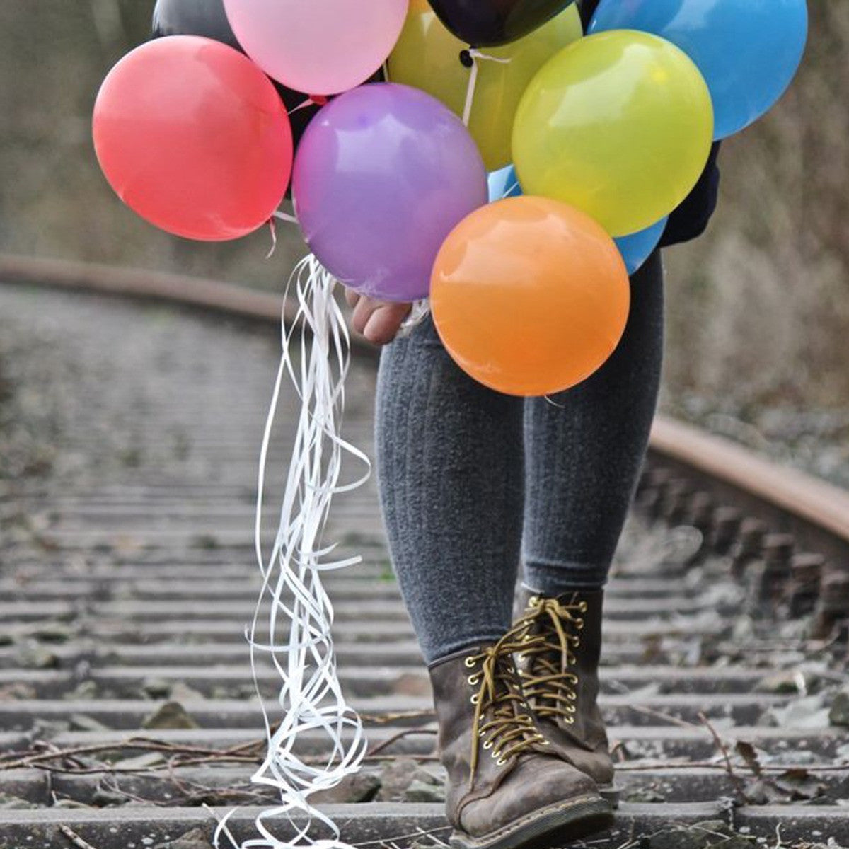 10" Helium-Quality Latex Plain Balloons - Baby Pink