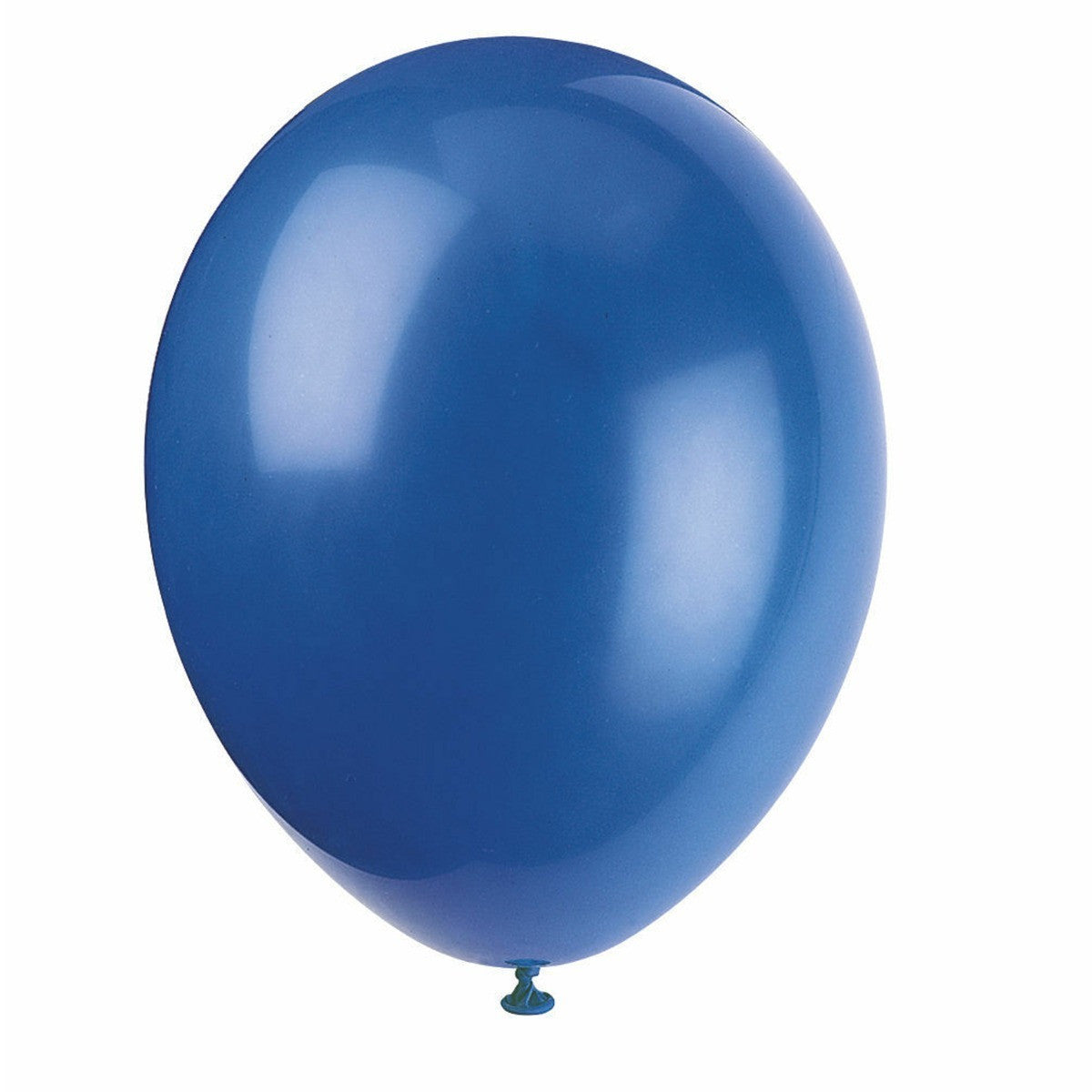 10" Helium-Quality Latex Plain Balloons - Royal Blue