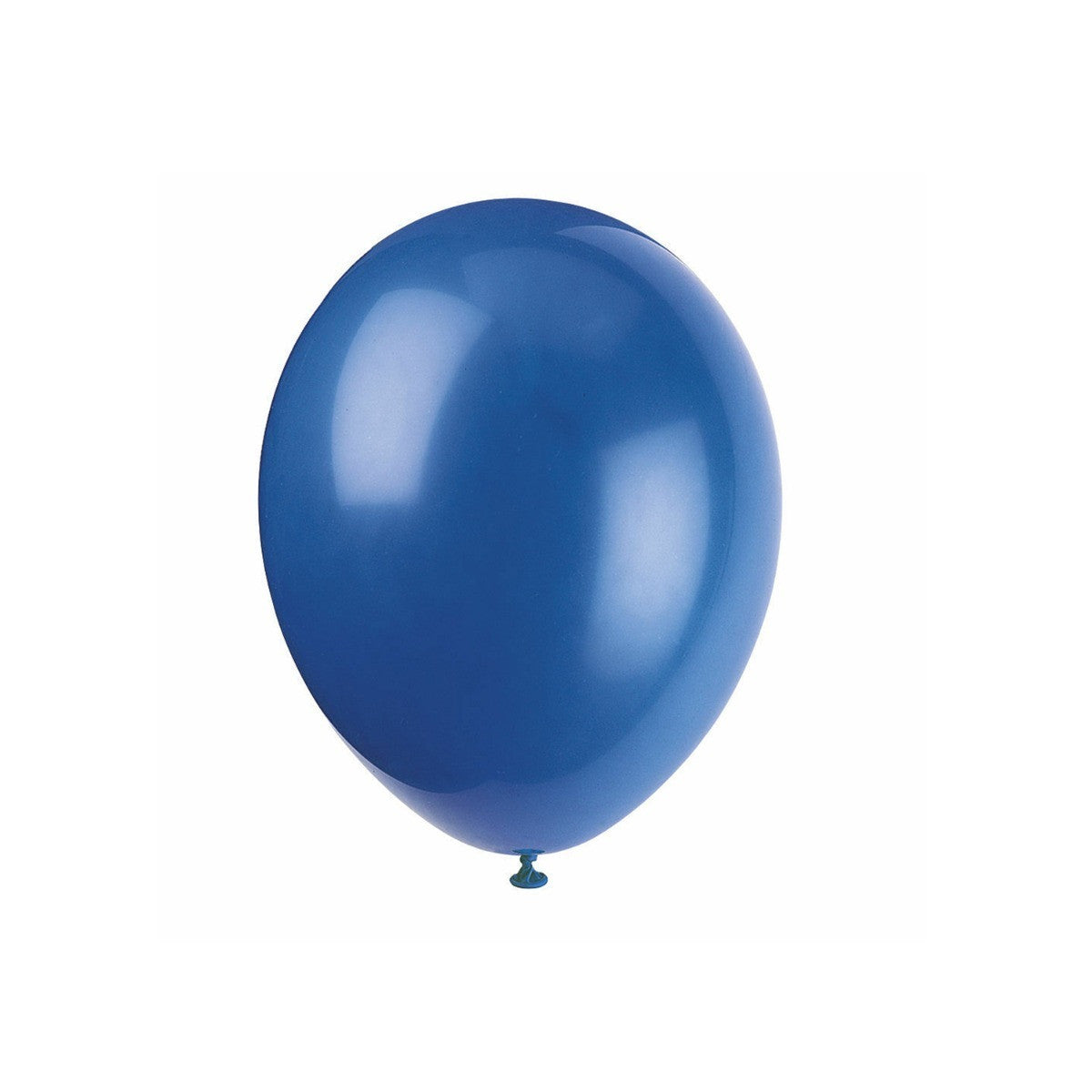 10" Helium-Quality Latex Plain Balloons - Royal Blue