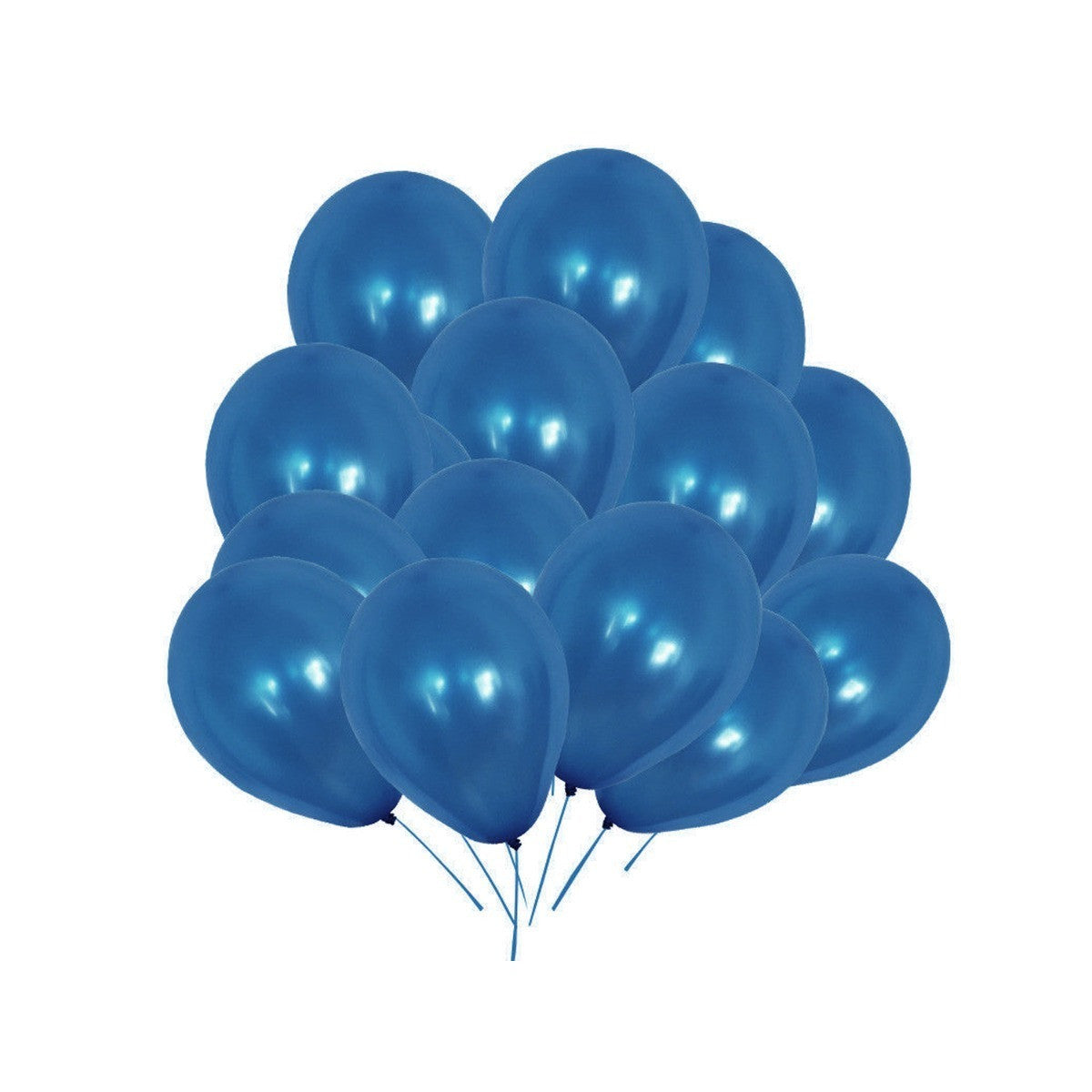 10" Helium-Quality Latex Plain Balloons - Royal Blue