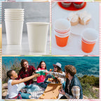White 9oz Paper Cups (Pack of 14)
