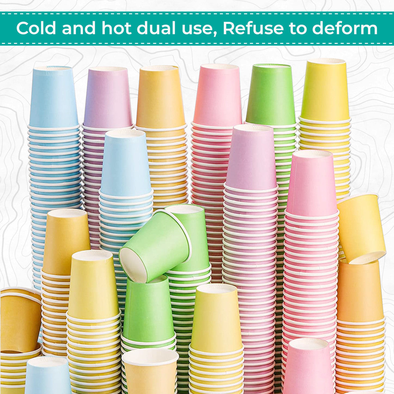 White 9oz Paper Cups (Pack of 14)