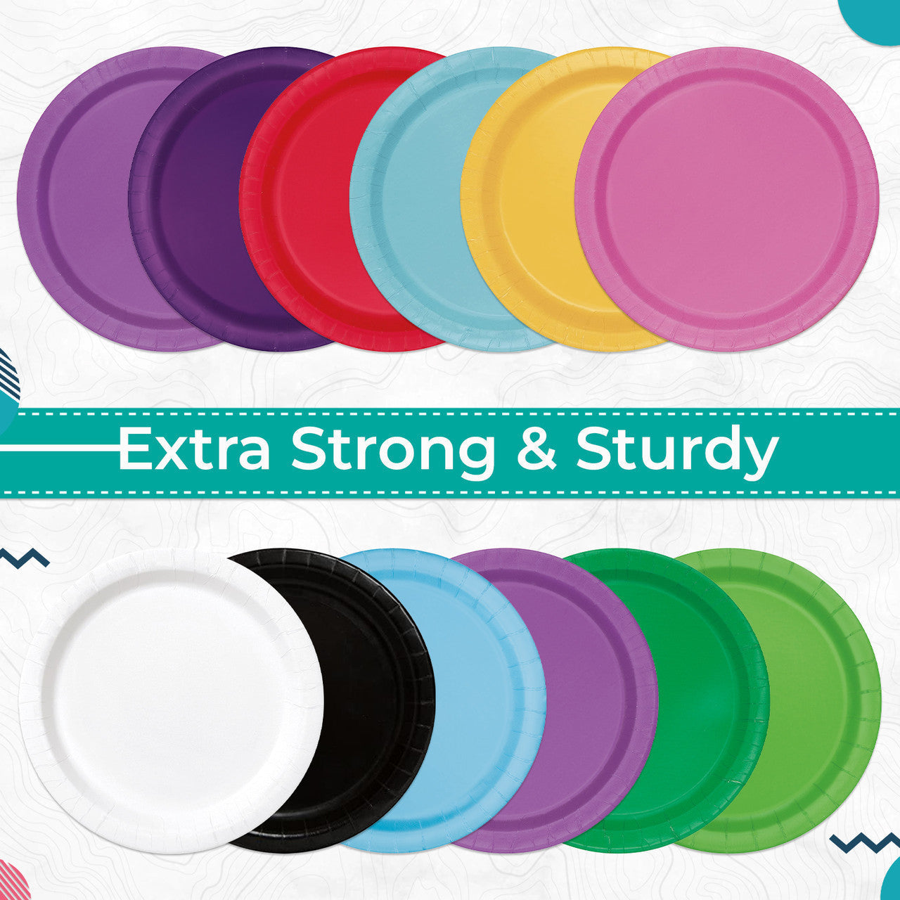 Ruby Red - Round Plates