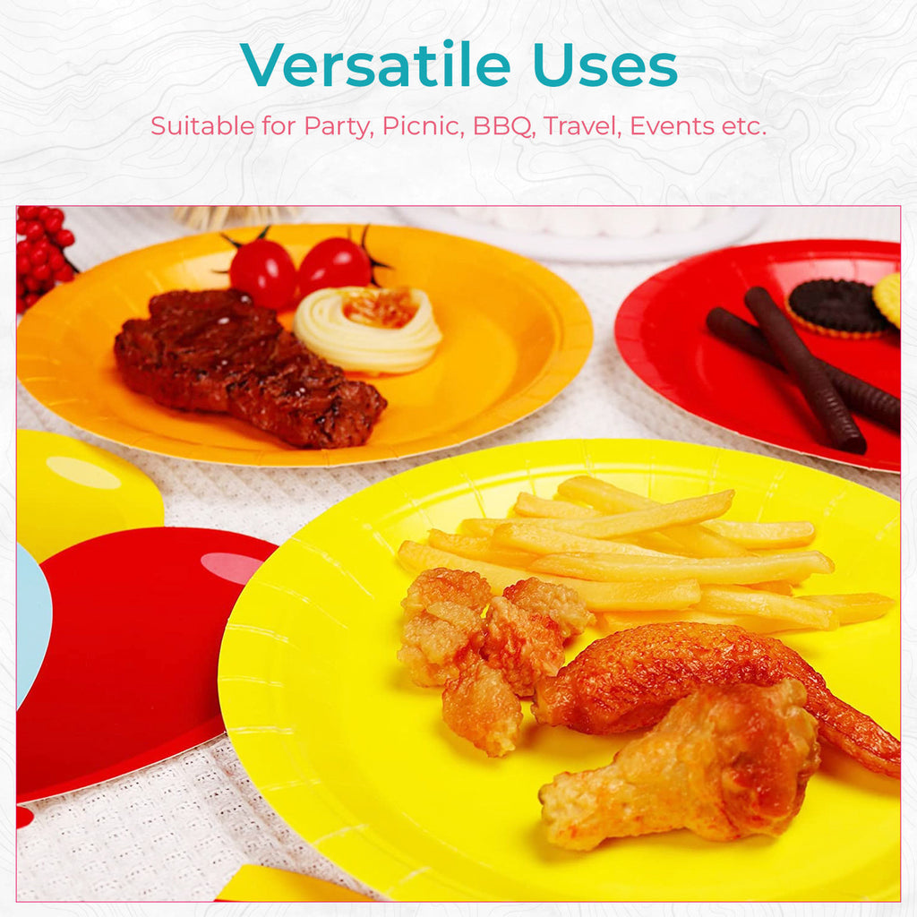 Terrific Teal - Round Plates