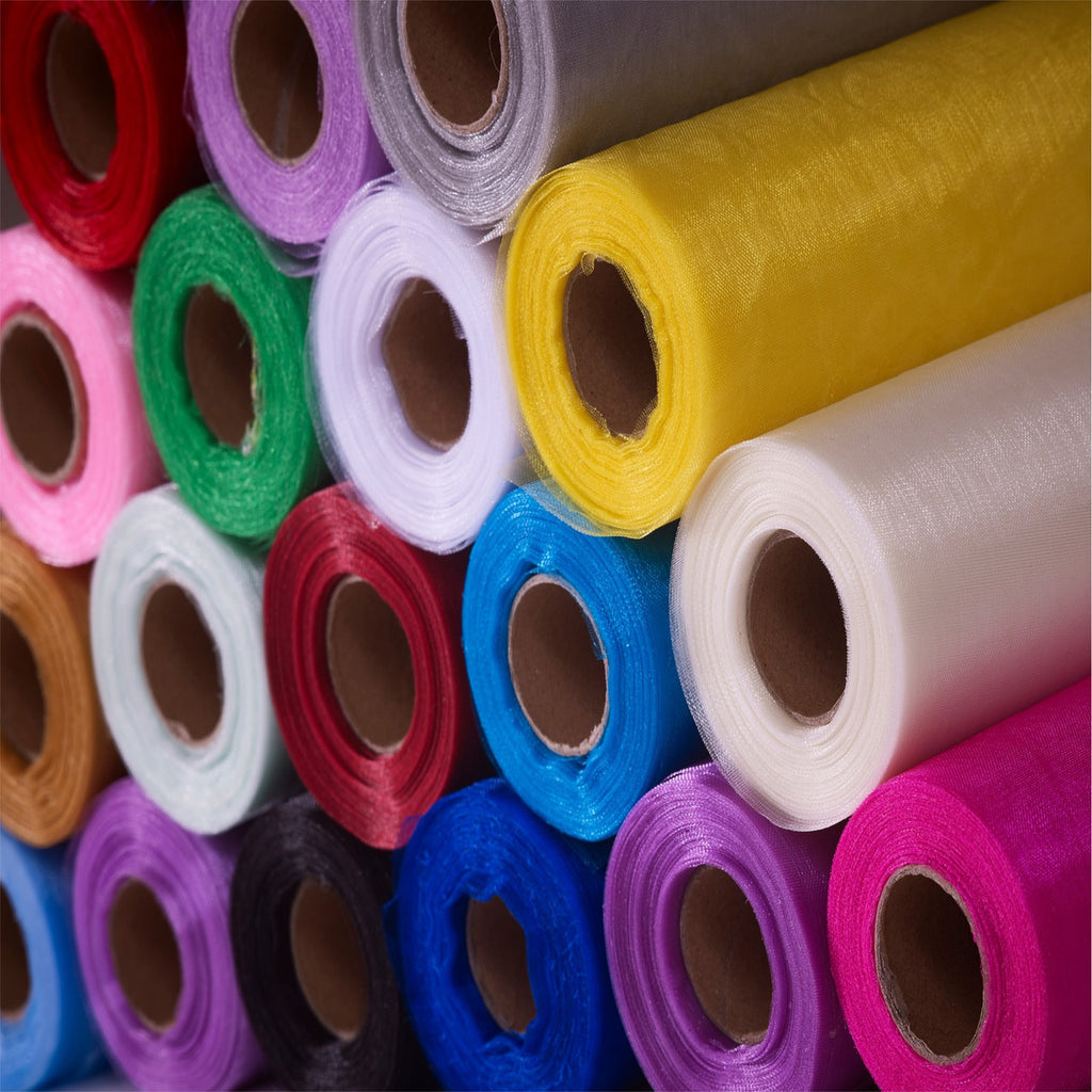 25m x 29cm Organza Sheer Roll Light - Light Purple