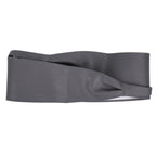 9.5cm x 250cm Wide Waist Crochet Cinch Soft PU Belt - Grey