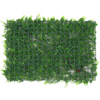 Artificial Flower Panel - Green Grass Berries Flowers x 12