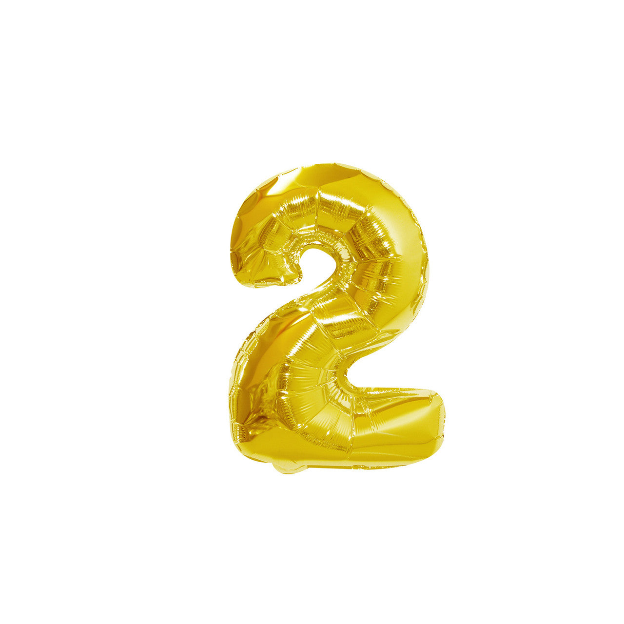 Large Foil Number Air-fill and Helium Balloons (0-9) - Gold