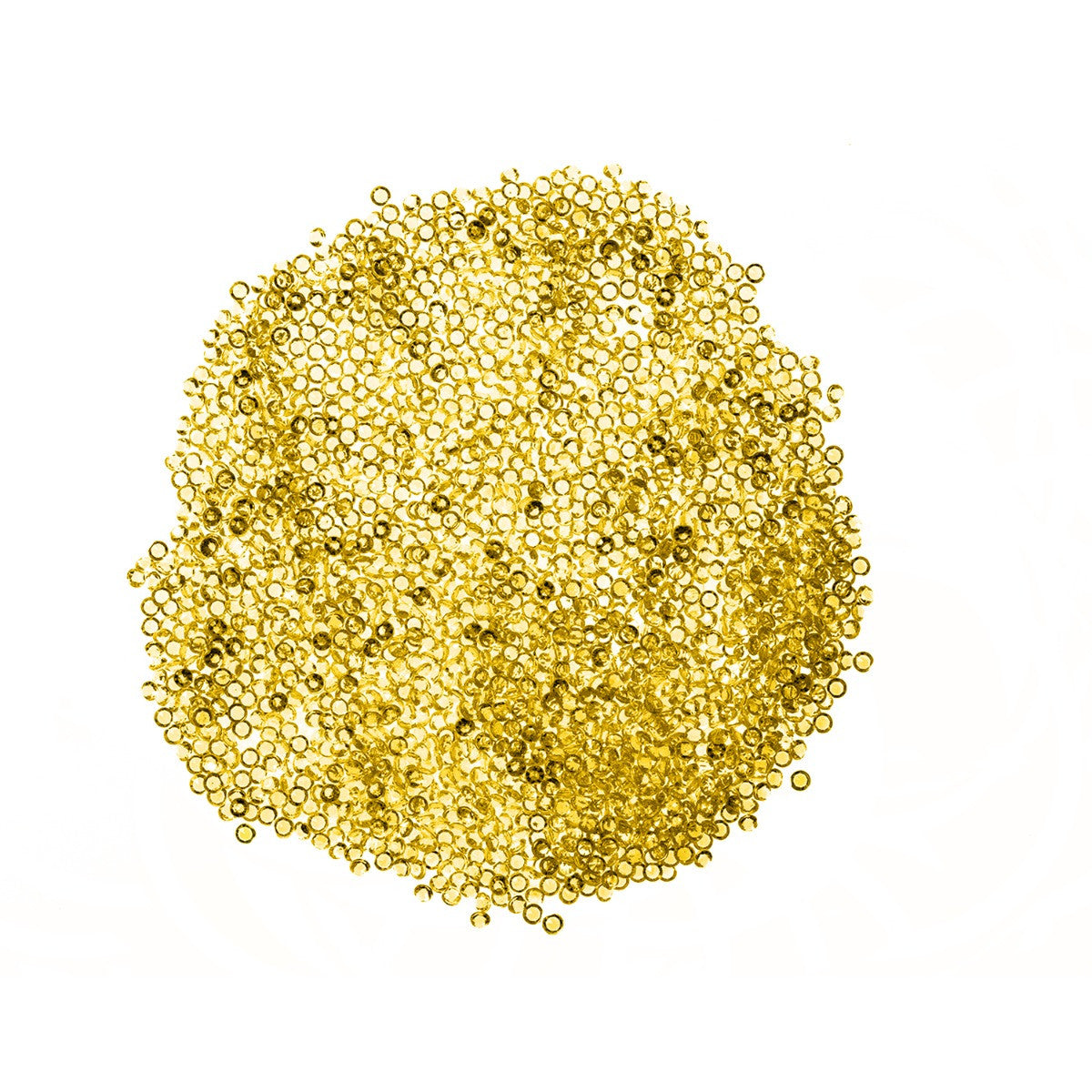 4000 Iridescent Table Scatter Acrylic Crystals, 2.5mm - Yellow