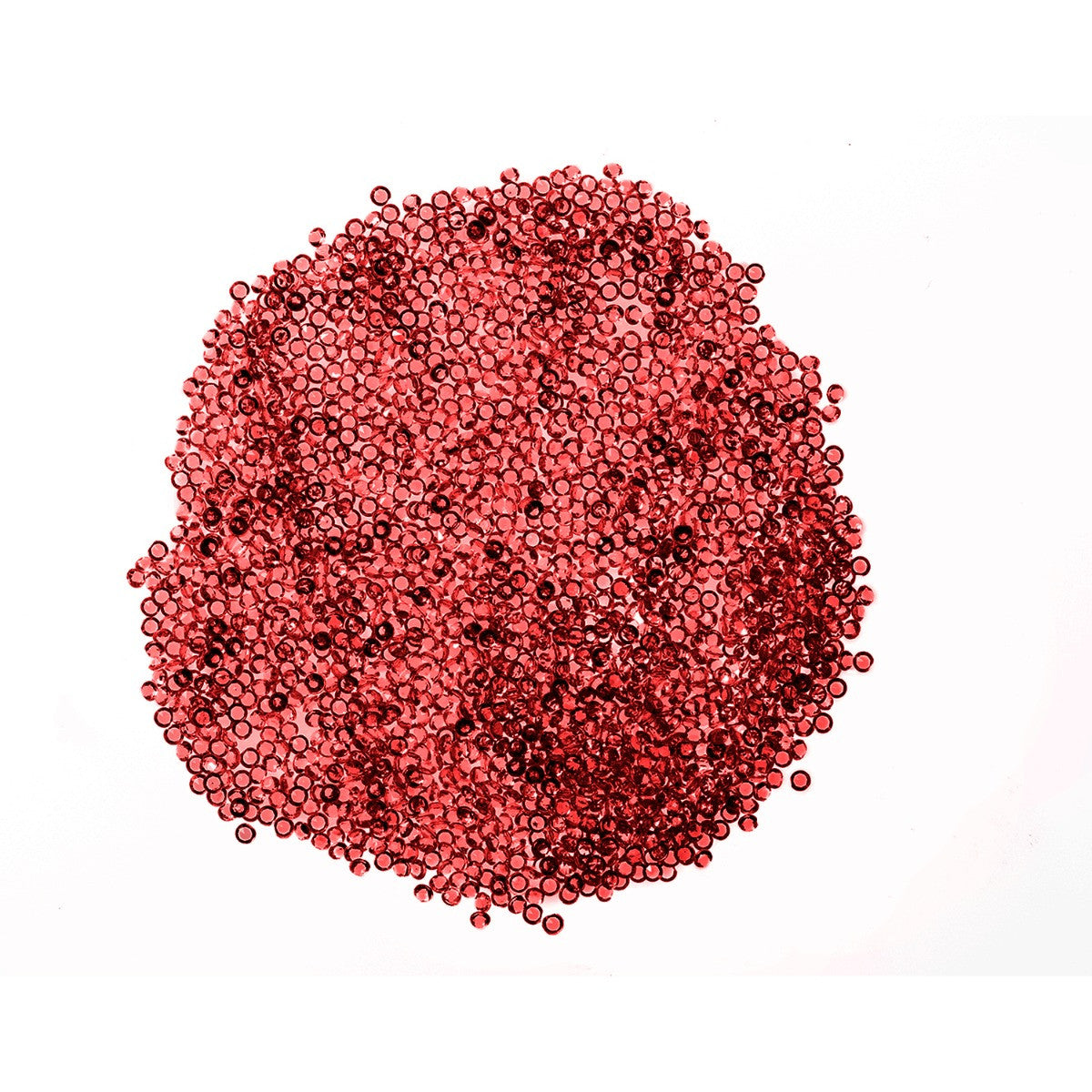 4000 Iridescent Table Scatter Acrylic Crystals, 2.5mm - Dark Red