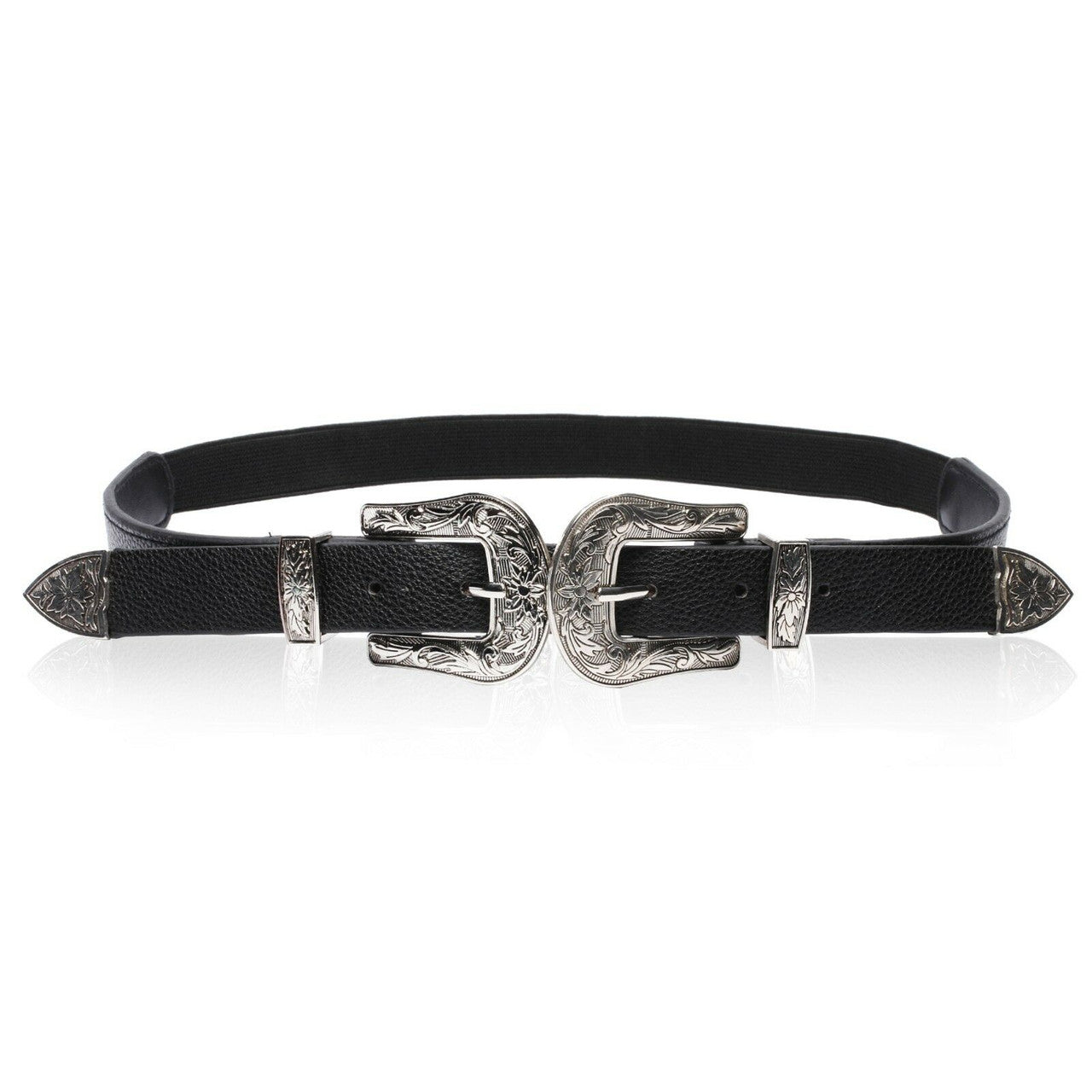 Black Vintage Style Belt