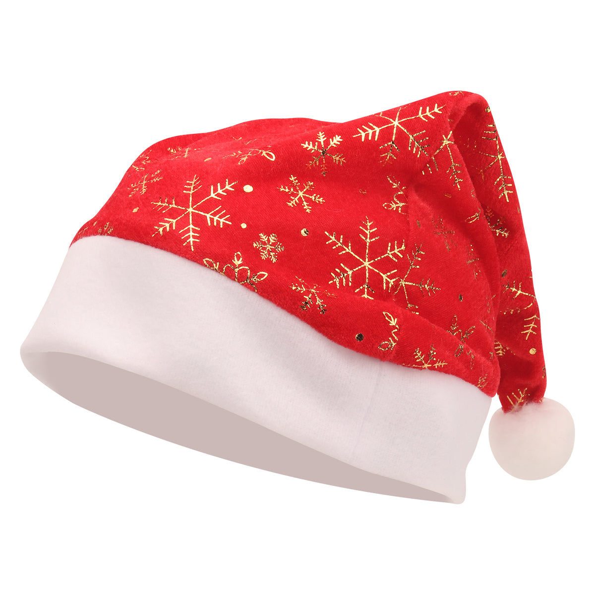 Christmas Santa Hat with Snowflake design