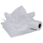 Set of 3 Organza Snow Sheer Rolls - 25m x 29cm - Red, Green, White