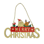 Merry Christmas  Wooden Plaque Hanging Sign