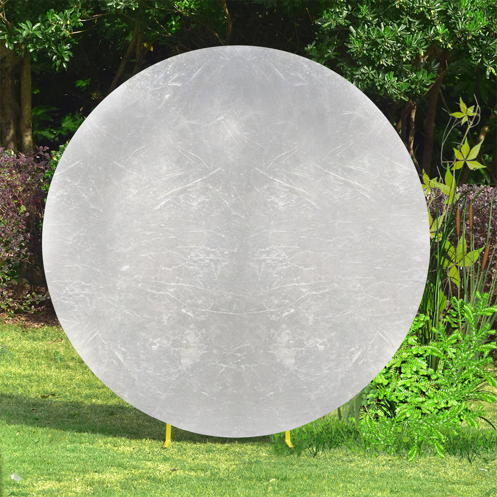 Arch Stand Spandex Cover - Shiny Silver