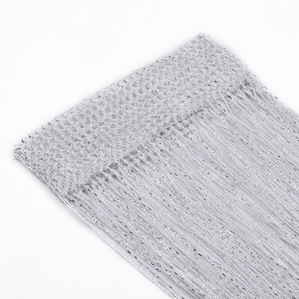String Curtain Panel - White