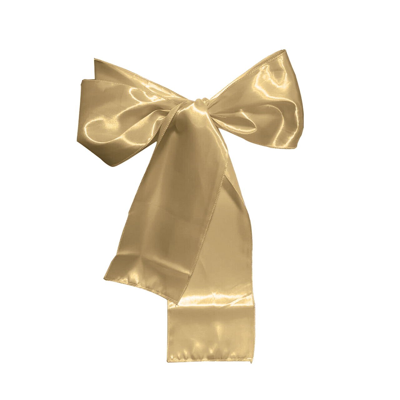 Premium Satin Chair Sash - Gold - 18cm x 274cm