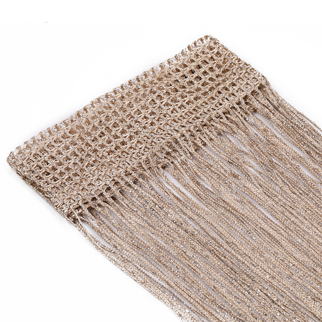 String Curtain Panel - Champagne