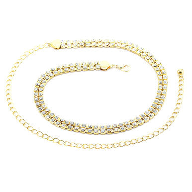 Gold Diamante Belt
