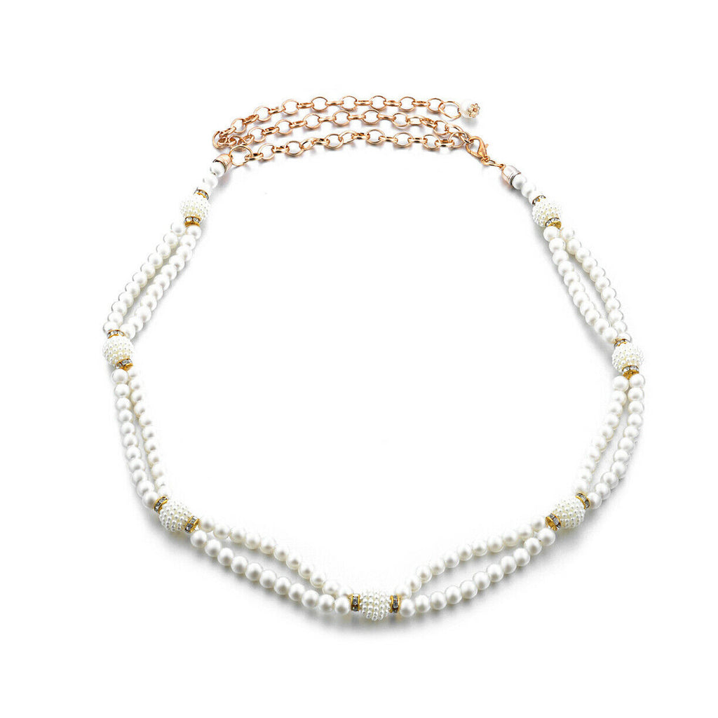 Beaded Pearl Belt