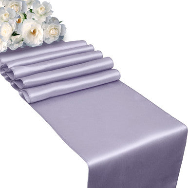 11" x 108" Satin Table Runner - Lavender