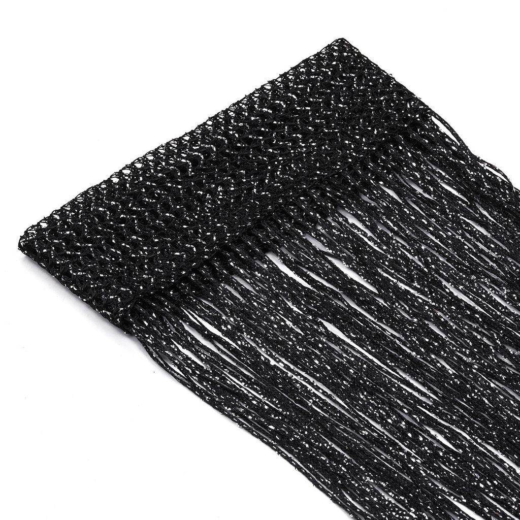 String Curtain Panel - Black