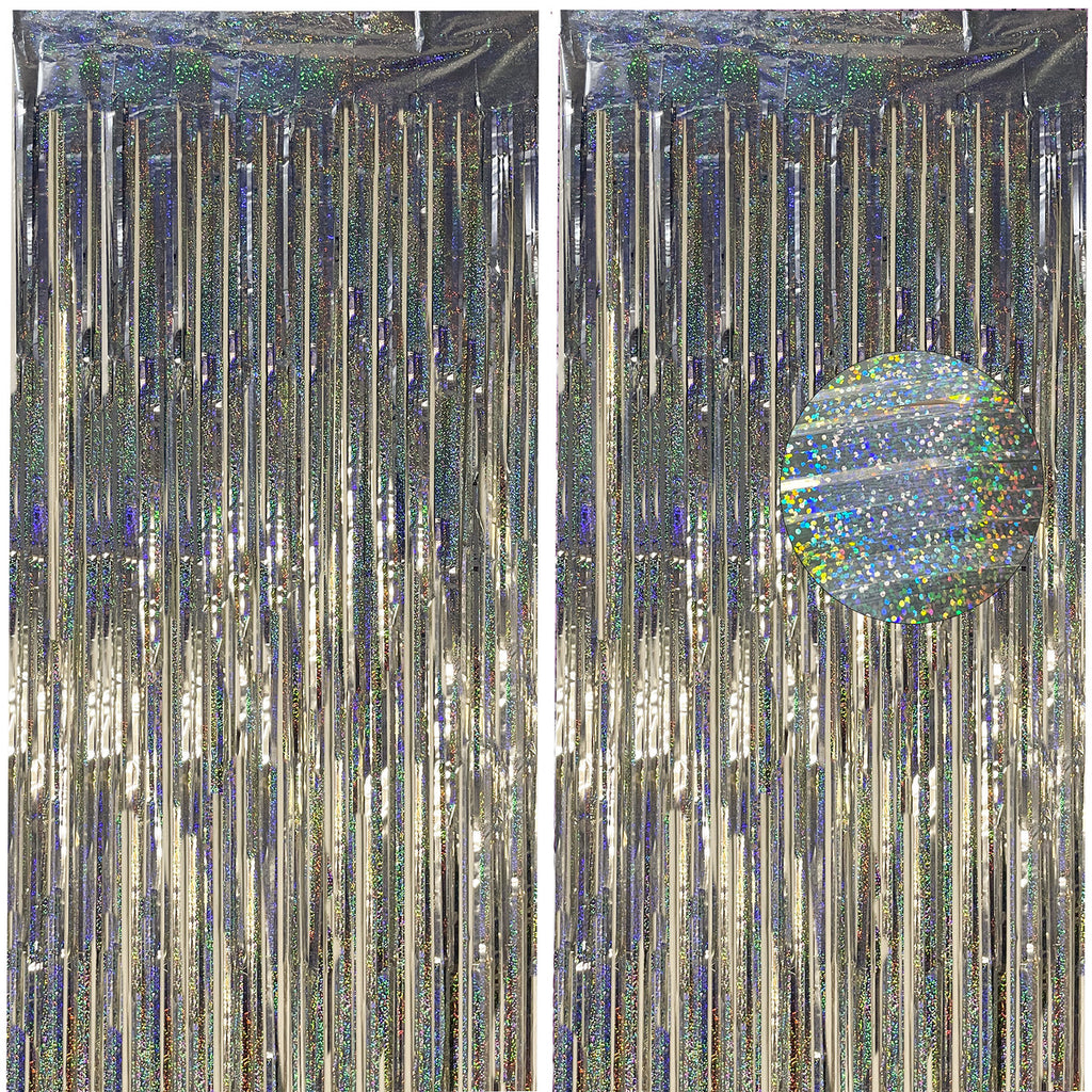 Wavy Ceramic Foil Fringe Curtain (1m x 2m)