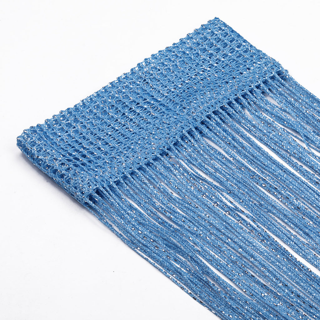 String Curtain Panel - Sky Blue