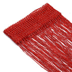String Curtain Panel - Red