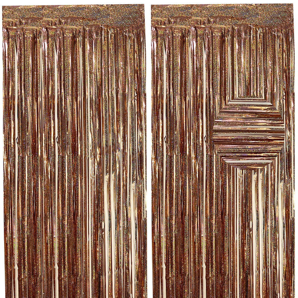 Wavy Ceramic Foil Fringe Curtain (1m x 2m)