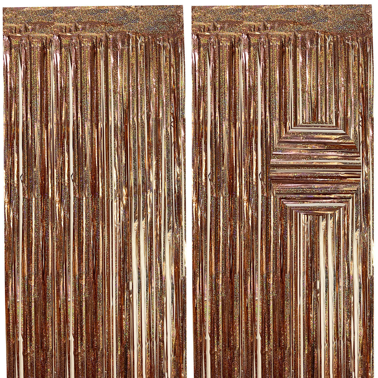 Wavy Ceramic Foil Fringe Curtain (1m x 2m)