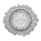 13" Round Charger Plate - Vintage Silver