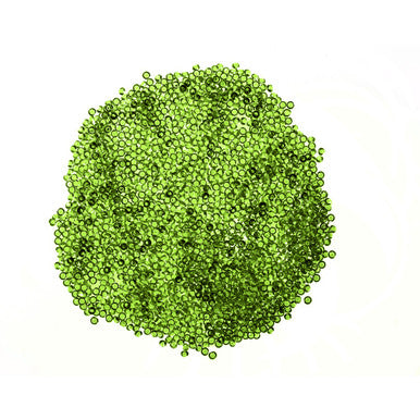 4000 Iridescent Table Scatter Acrylic Crystals, 2.5mm - Lime Green