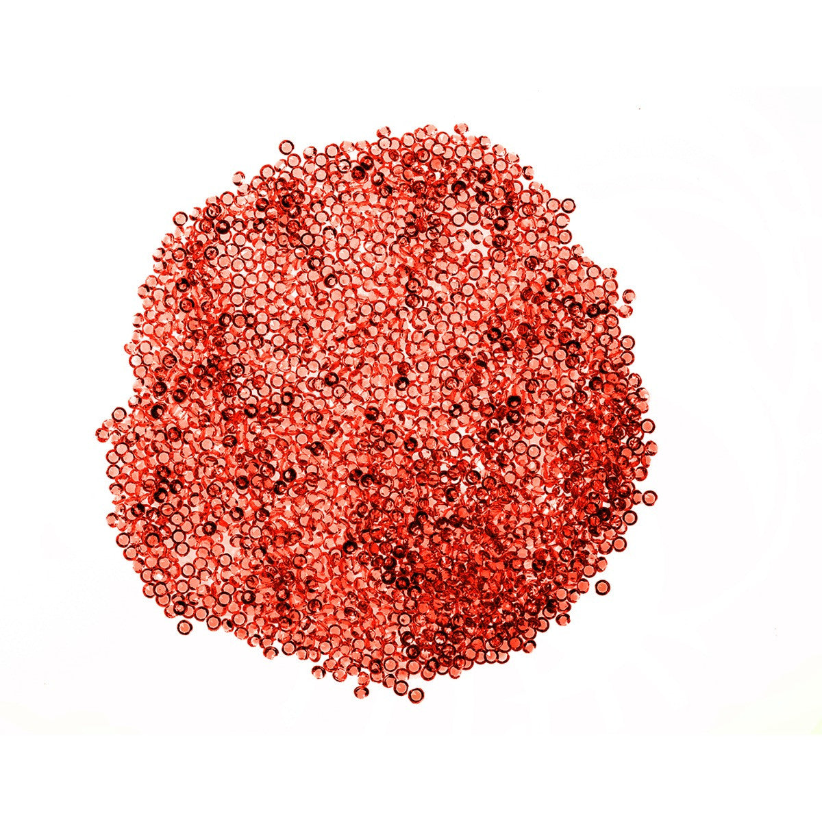 4000 Iridescent Table Scatter Acrylic Crystals, 2.5mm - Orange