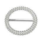 50mm Round Diamante Buckle for Chair Bands - 5pcs