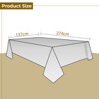 Gold Happy Birthday Printed Foil Tablecloth