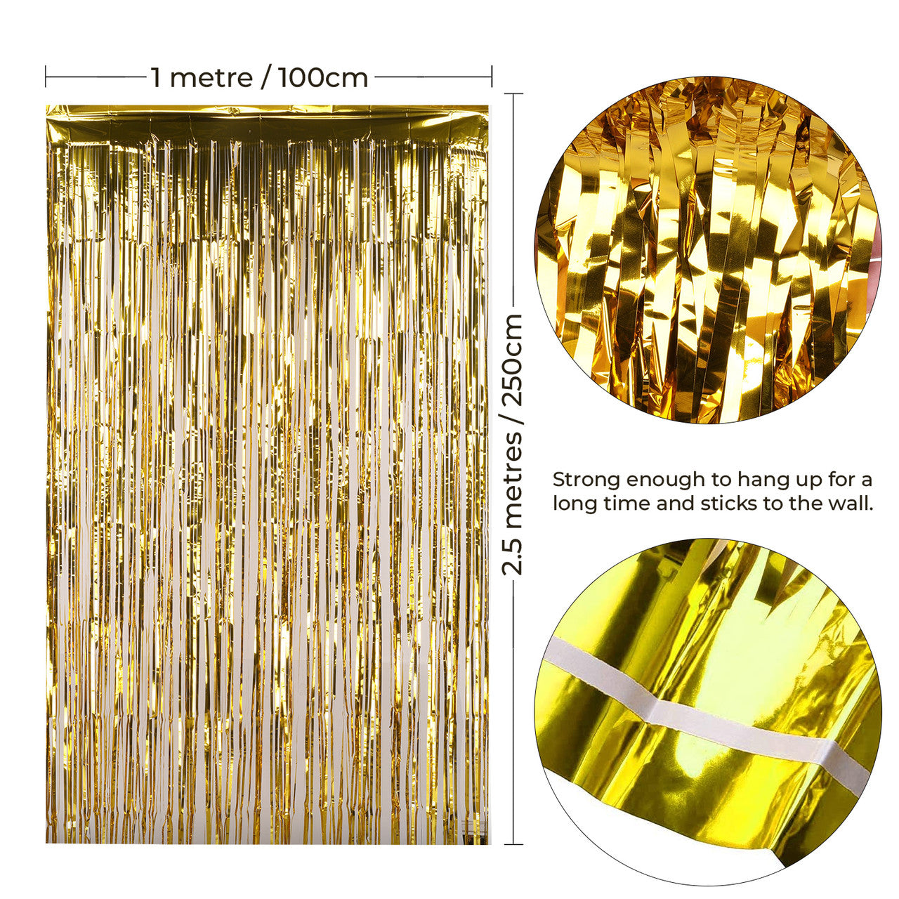 Foil Backdrop - Gold