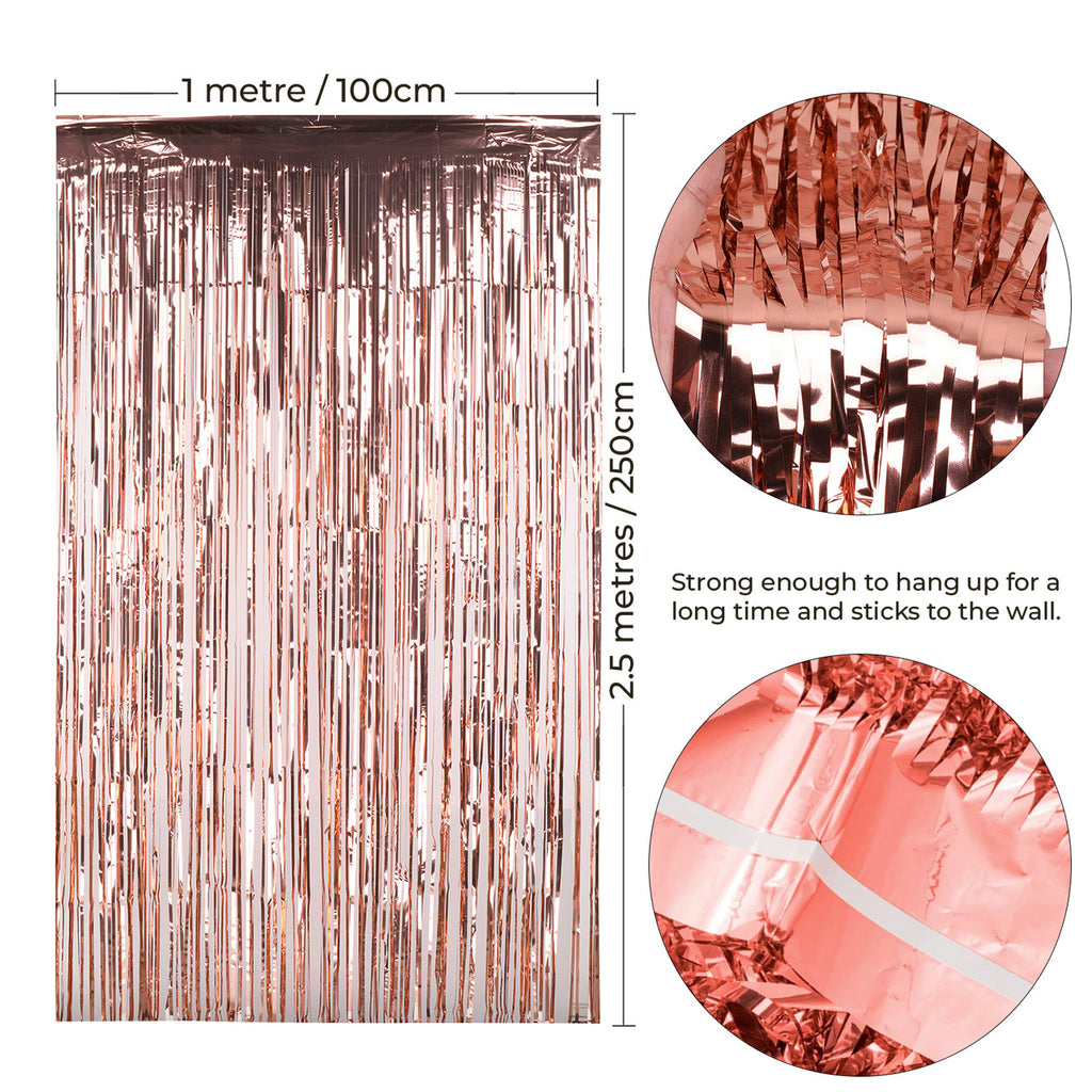 Foil Backdrop - Rose Gold