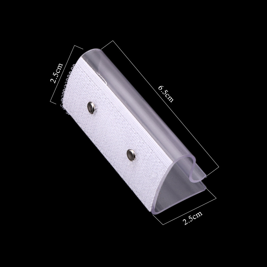 Plastic Tablecloth Clips With Hook & Loop Strips - 12pcs