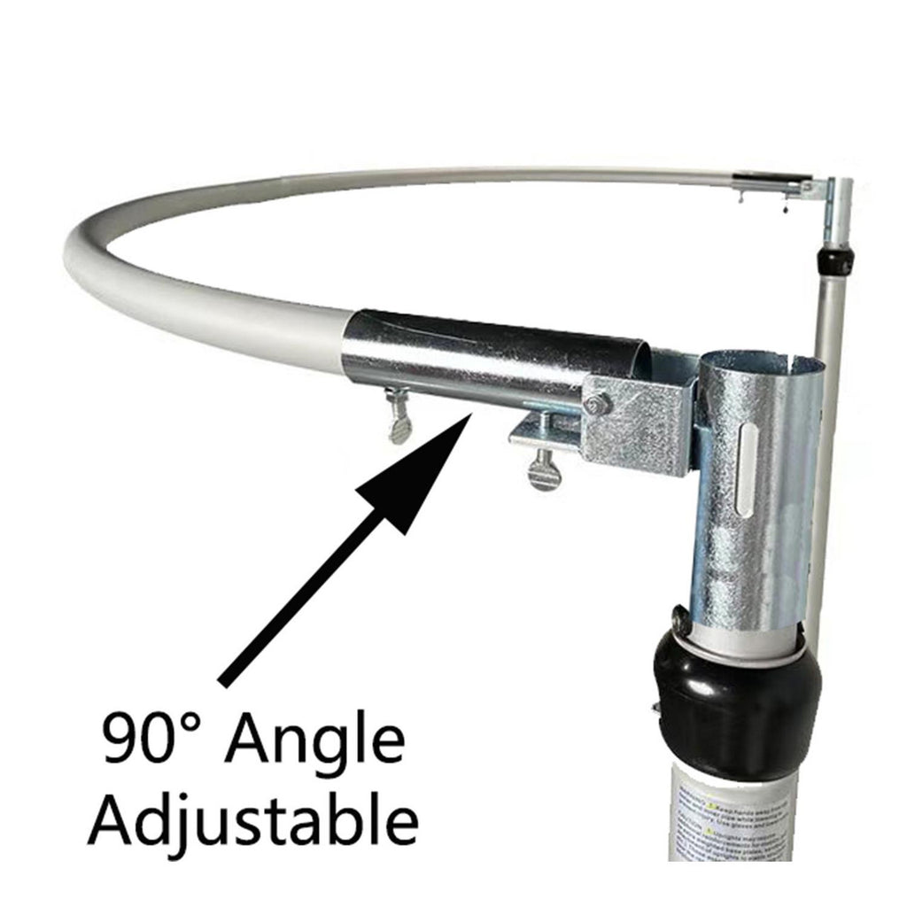 5ft Half-Circle Pipe and Drape Backdrop Stand