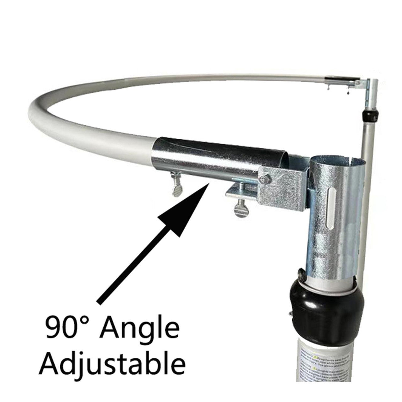 5ft Half-Circle Pipe and Drape Backdrop Stand