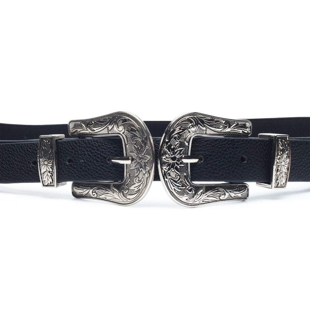 Black Vintage Style Belt