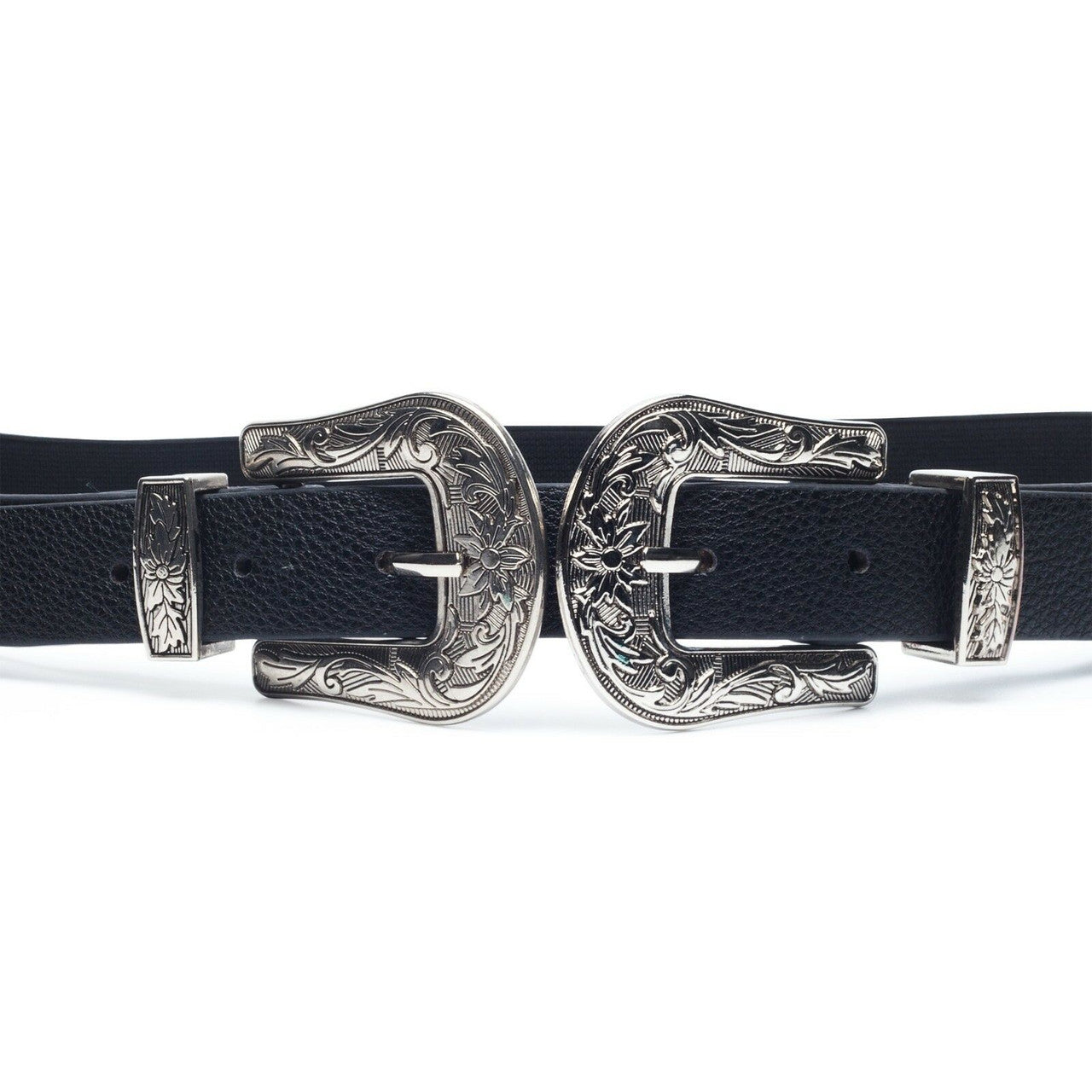 Black Vintage Style Belt