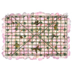 Hydrangea Artificial Flower Wall Panel 60cm x 40cm - Light Baby Pink & Ivory