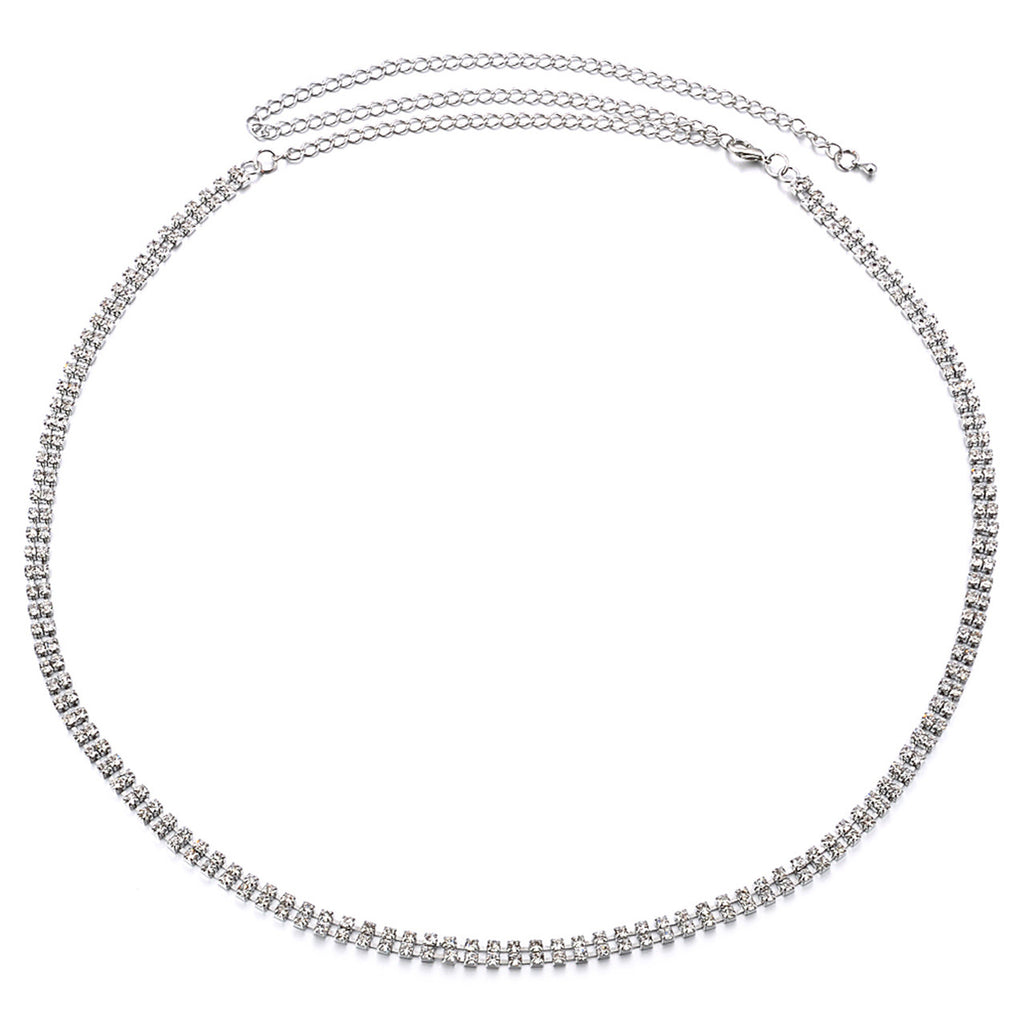 2 Row Belt- Silver