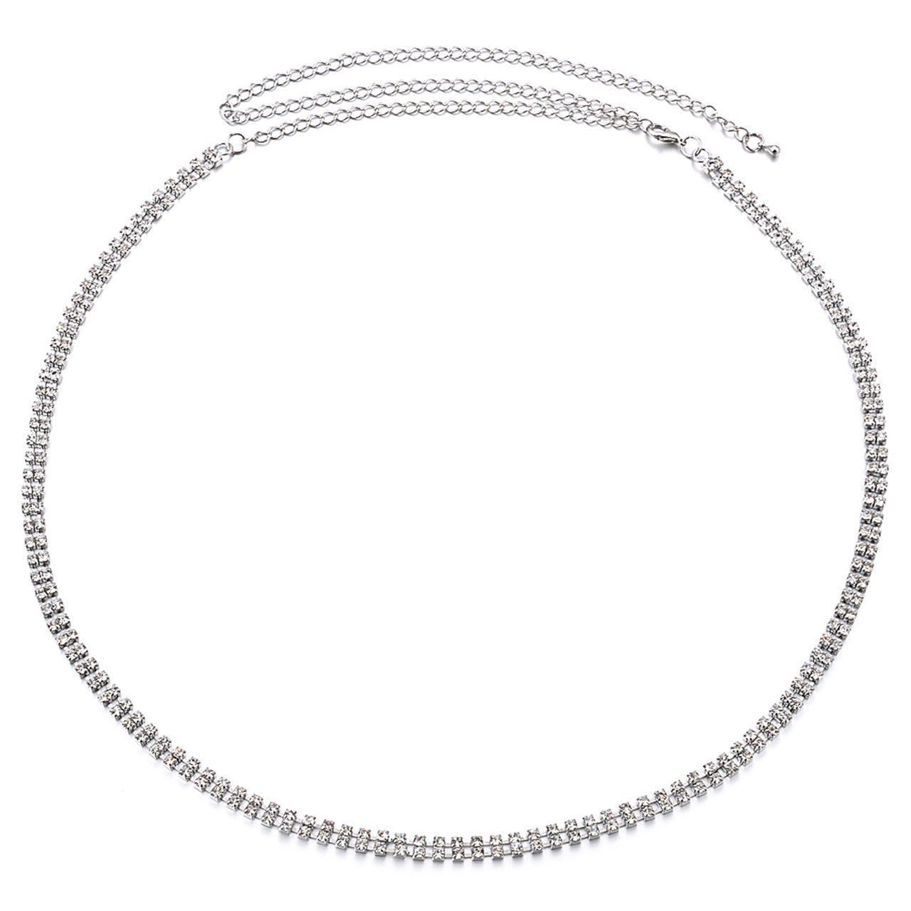 2 Row Belt- Silver