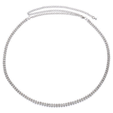 2 Row Belt- Silver
