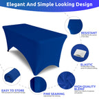Rectangular Spandex Tablecloth - Royal Blue
