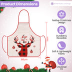 Unisex Christmas Apron – Ho Ho Ho Reindeer