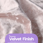 Velvet Chair Band - Rose Pink